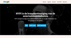 Desktop Screenshot of nvpi.nl