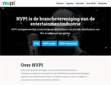 Tablet Screenshot of nvpi.nl